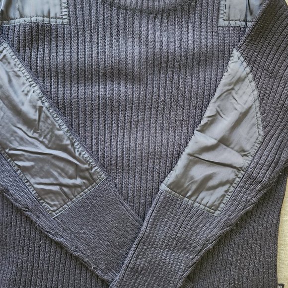 MARITHE & FRANCOIS GIRBAUD - AUTHENTIC AND VINTAGE GIRBAUD BLACK ARMY SWEATER - Picture 2 of 7